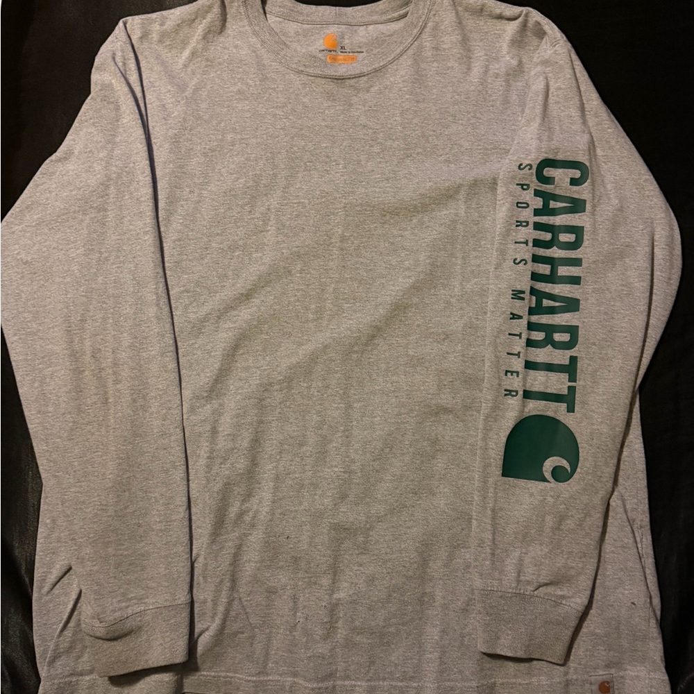 Carhartt Gray Long Sleeve Shirt Men’s XL